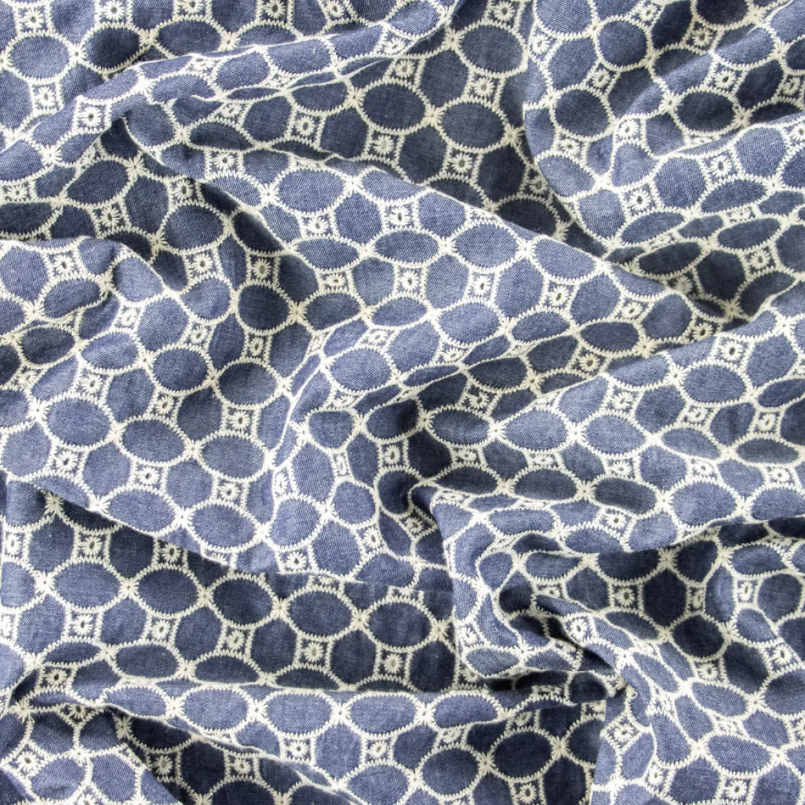 JEANS RICAMATO GPP CERCHI