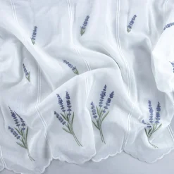 KREMS TIROLESE RICAMATA LAVANDA
