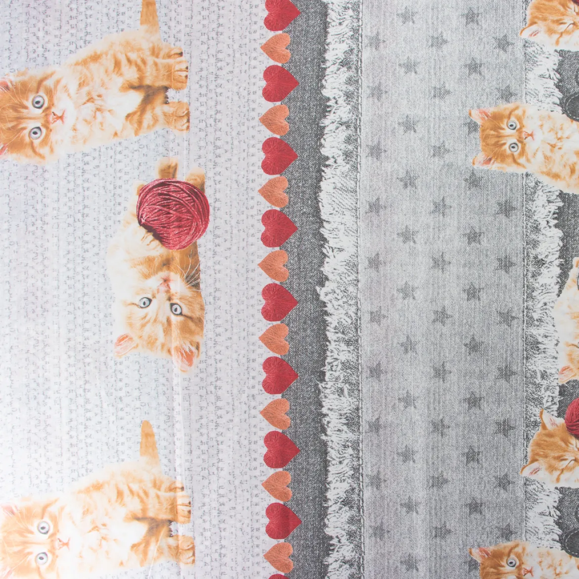 LENZUOLA MODA CUORE GATTI