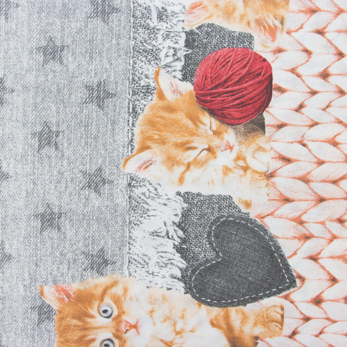LENZUOLA MODA CUORE GATTI