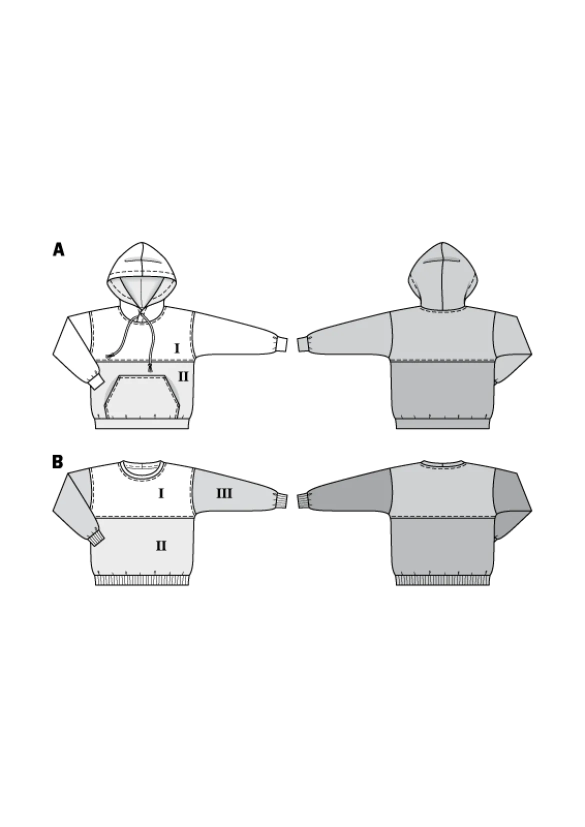 Maglione - Felpa con cappuccio -Top con