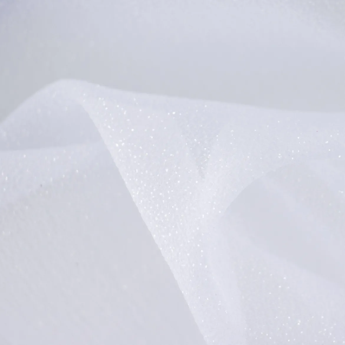 ORGANZA GOFFRATA BRILLANTINATA MANCHE SPOSA
