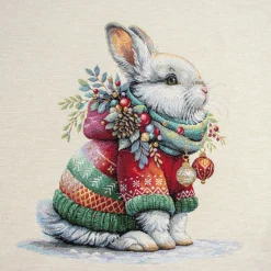 PANNELLI 47X47 CM CONIGLIO NATALE