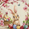 Pannelli 47x47 Pasqua fiorita
