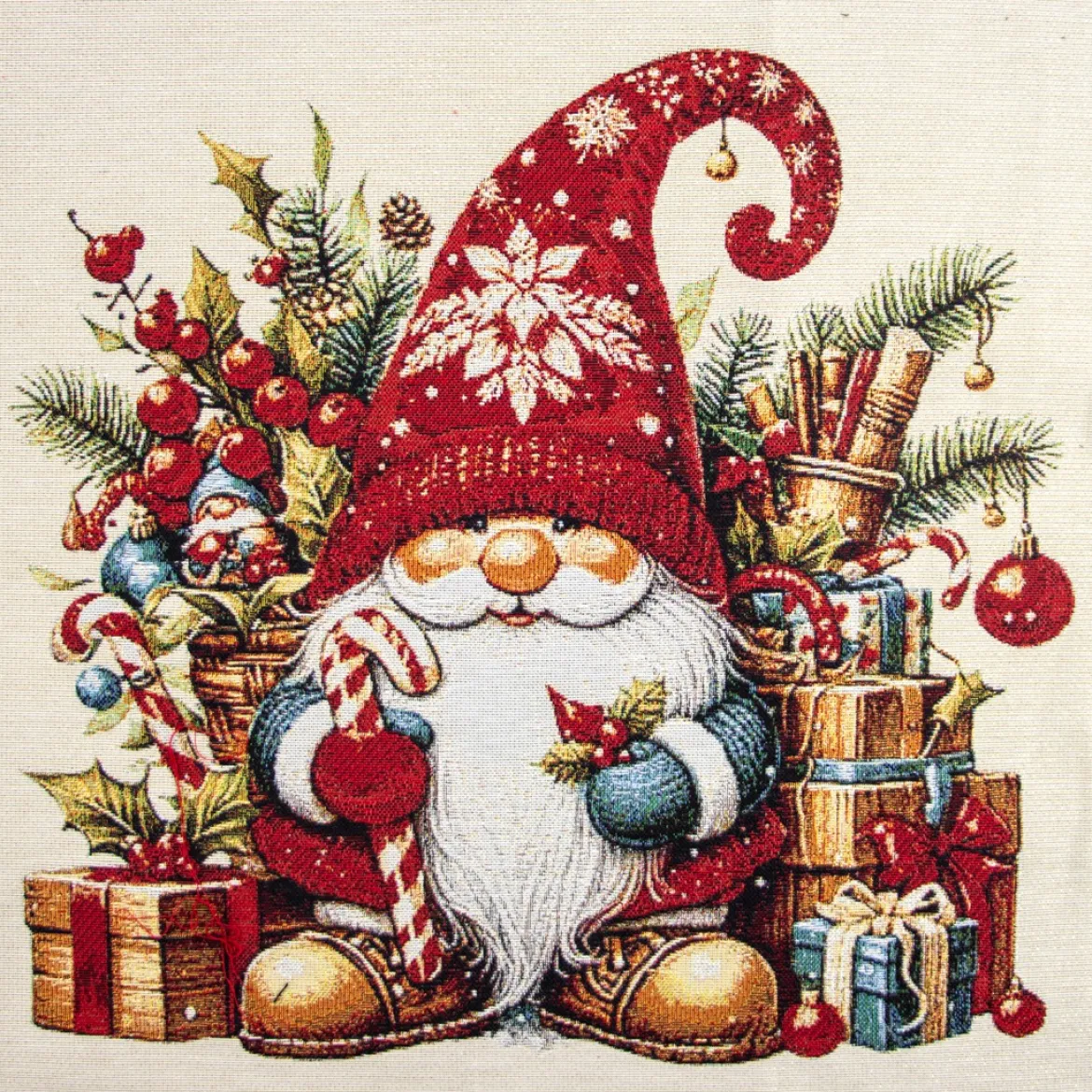 PANNELLI 47X47 XMAS PRESENTS LUREX