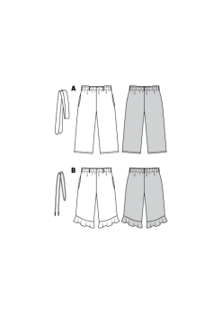 Pantaloni con elastico in vita - Culotte