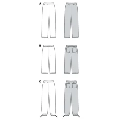 Pantaloni gamba dritta