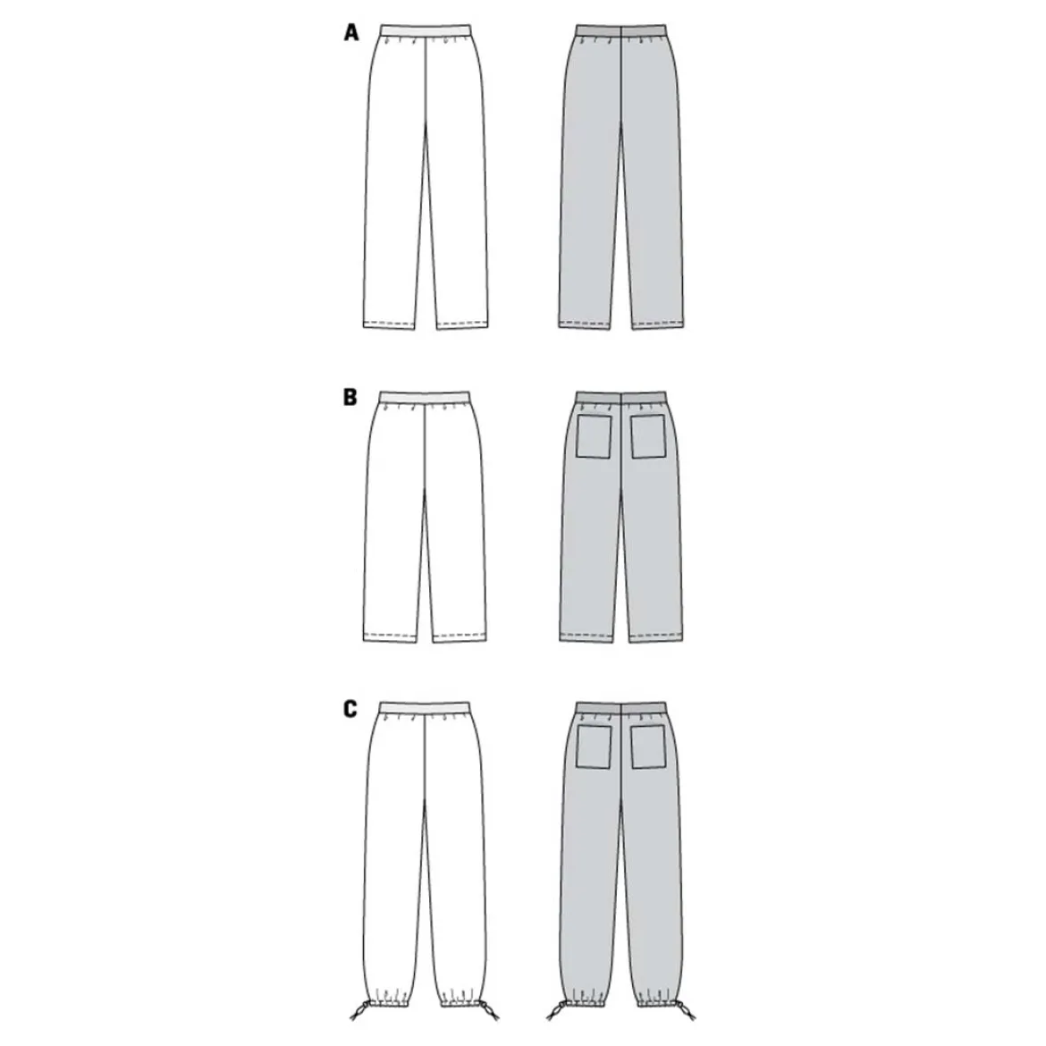 Pantaloni gamba dritta