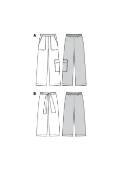 Pantaloni - Vestibilità ampia - Elastico