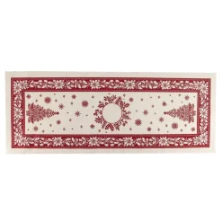 RUNNER PIAZZATO 40X100 ROSSO NATALE
