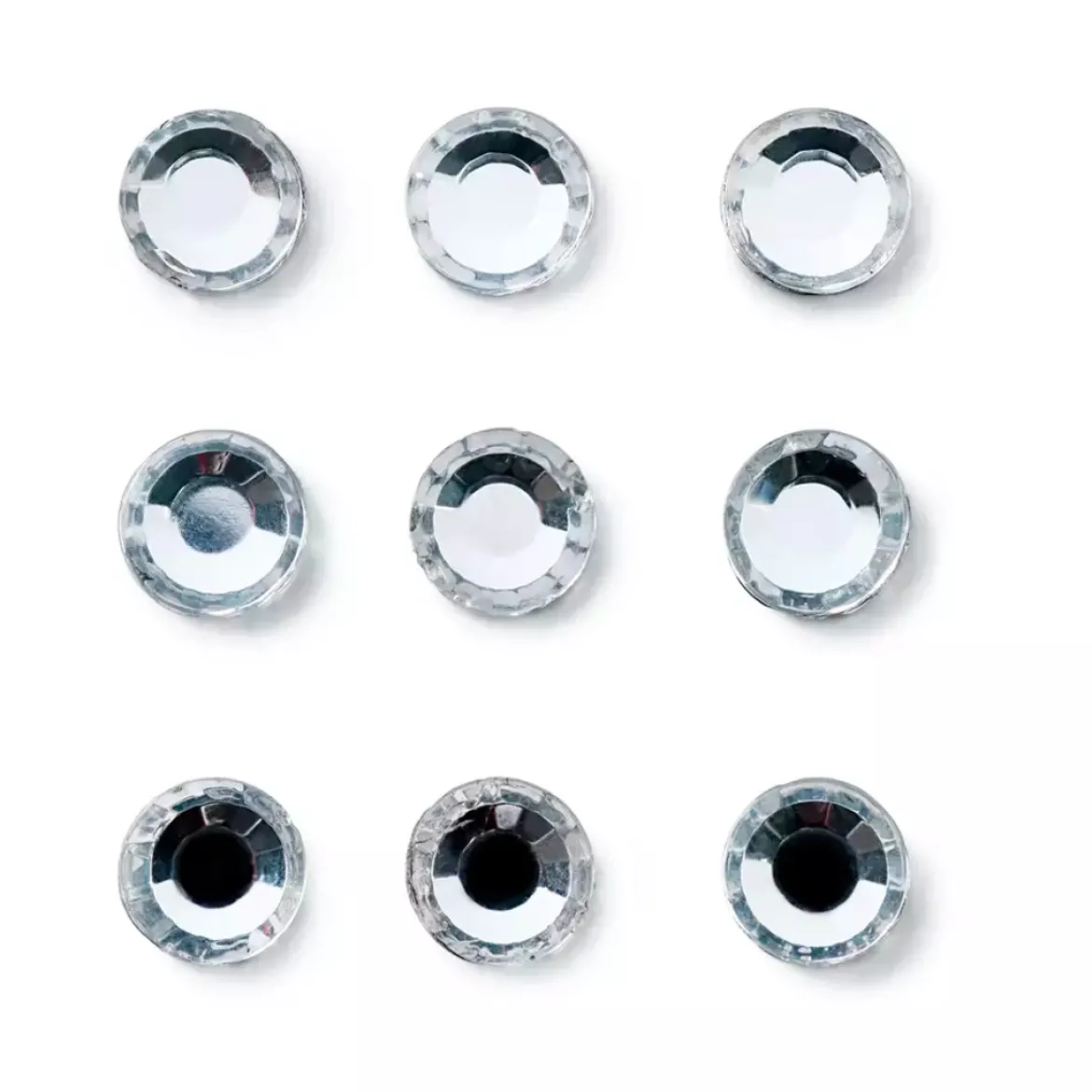 Strass ferro rotondo 4mm argento