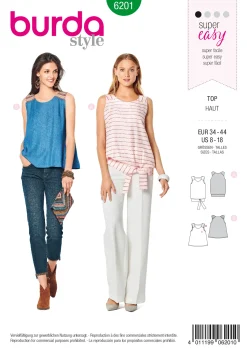 Tank Top - Forma svasata - con cintura