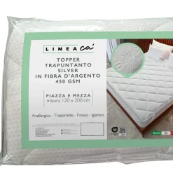 topper silver piazza e mezza 120x200