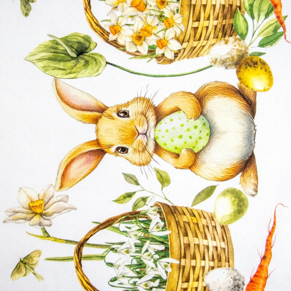 TOVAGLIA BALZATA CESTINI FIORITI