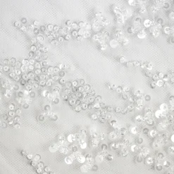 TULLE RICAMATO CON PERLINE LIMOGES SPOSA