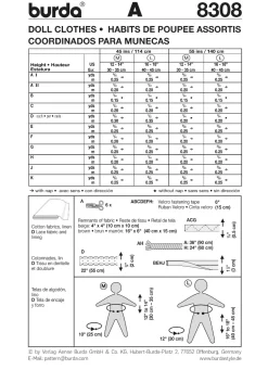 vestiti per le bambole