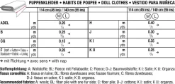 vestiti per le bambole