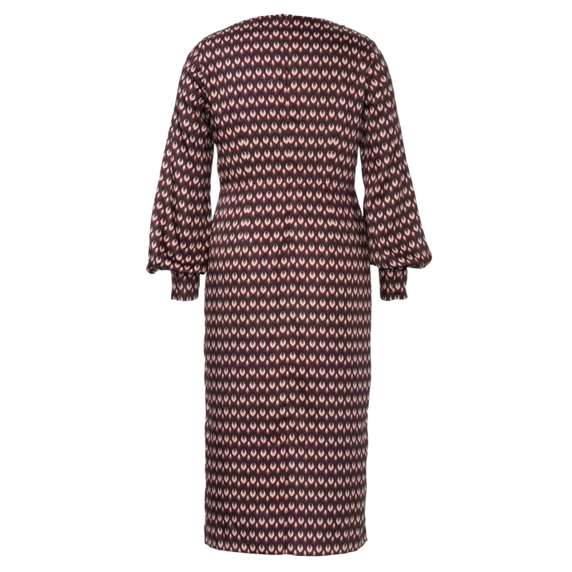 Vestito con scollo quadrato
