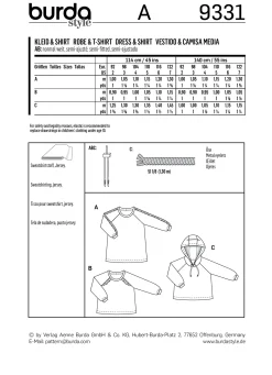 Vestito da shrit, maglione, felpa con ca