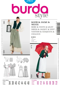 Vestito, giacca, gilet